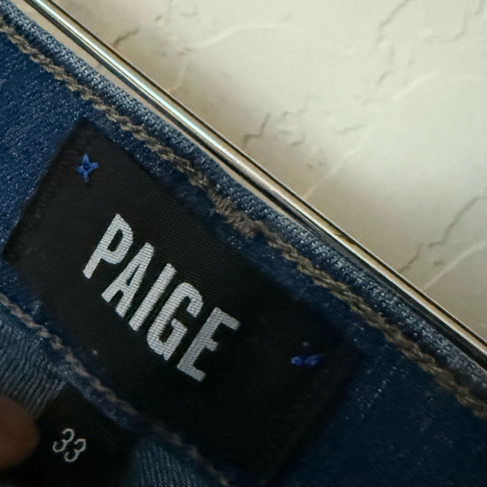 PAIGE|Women’s Dark Blue Skinny Jeans (no distressing) size 33•••closet staple - Picture 8 of 13